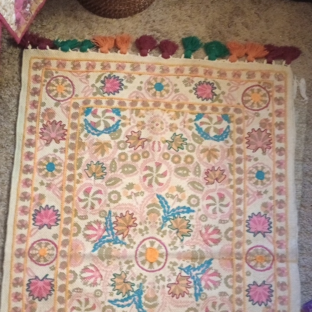 Colorful Bohemian Front Door Rug
